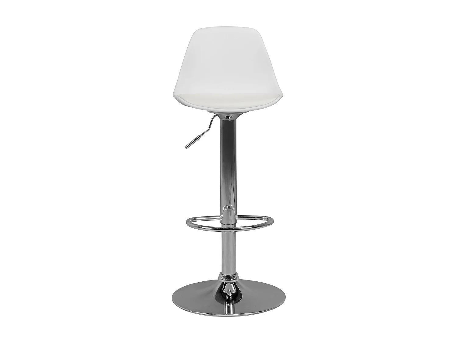 KORSIKA, Barhocker Kunstleder Weiß, Hocker Sitzhocker