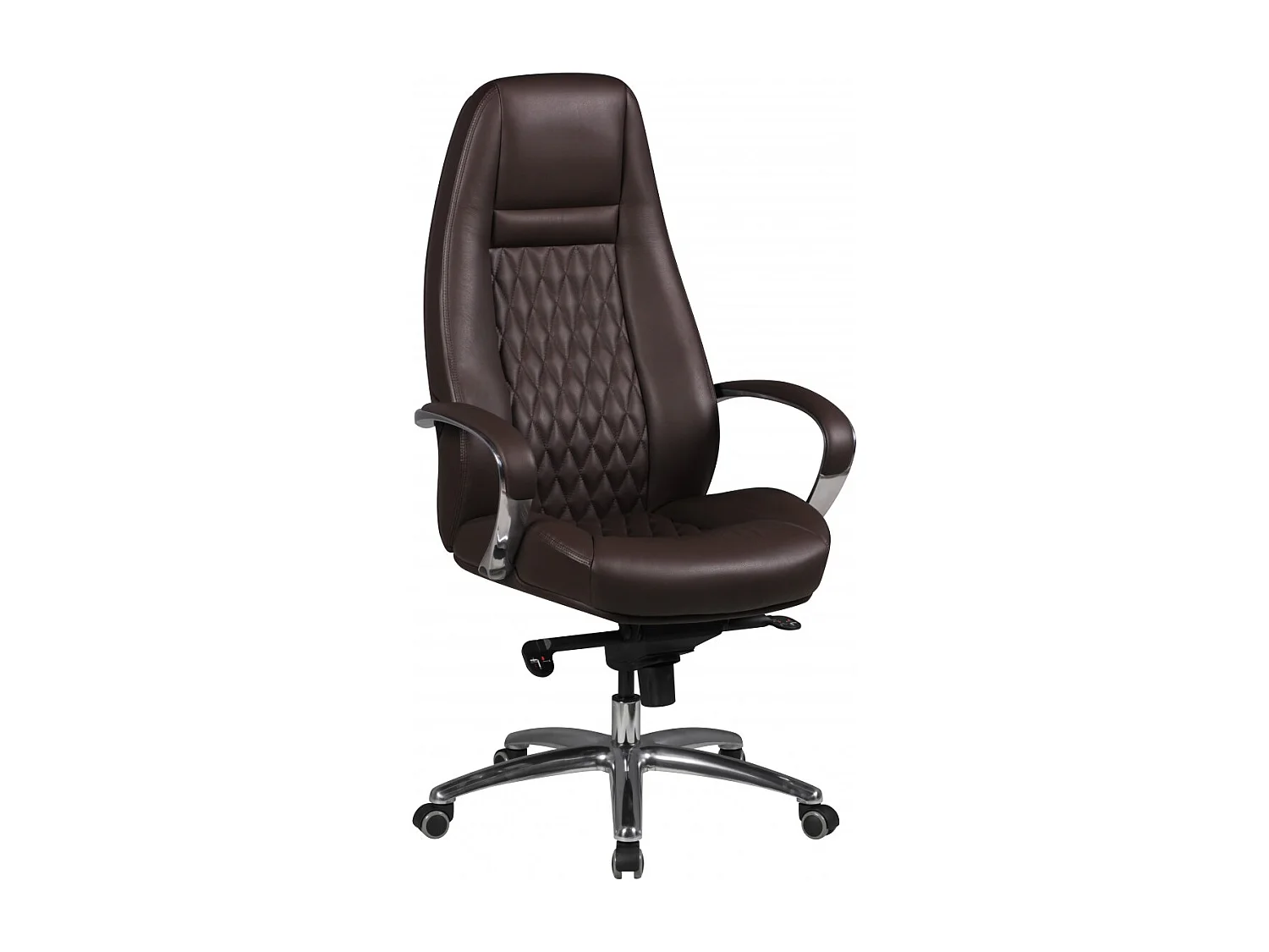 Bürostuhl AUSTIN Echt-Leder Braun Schreibtischstuhl 120