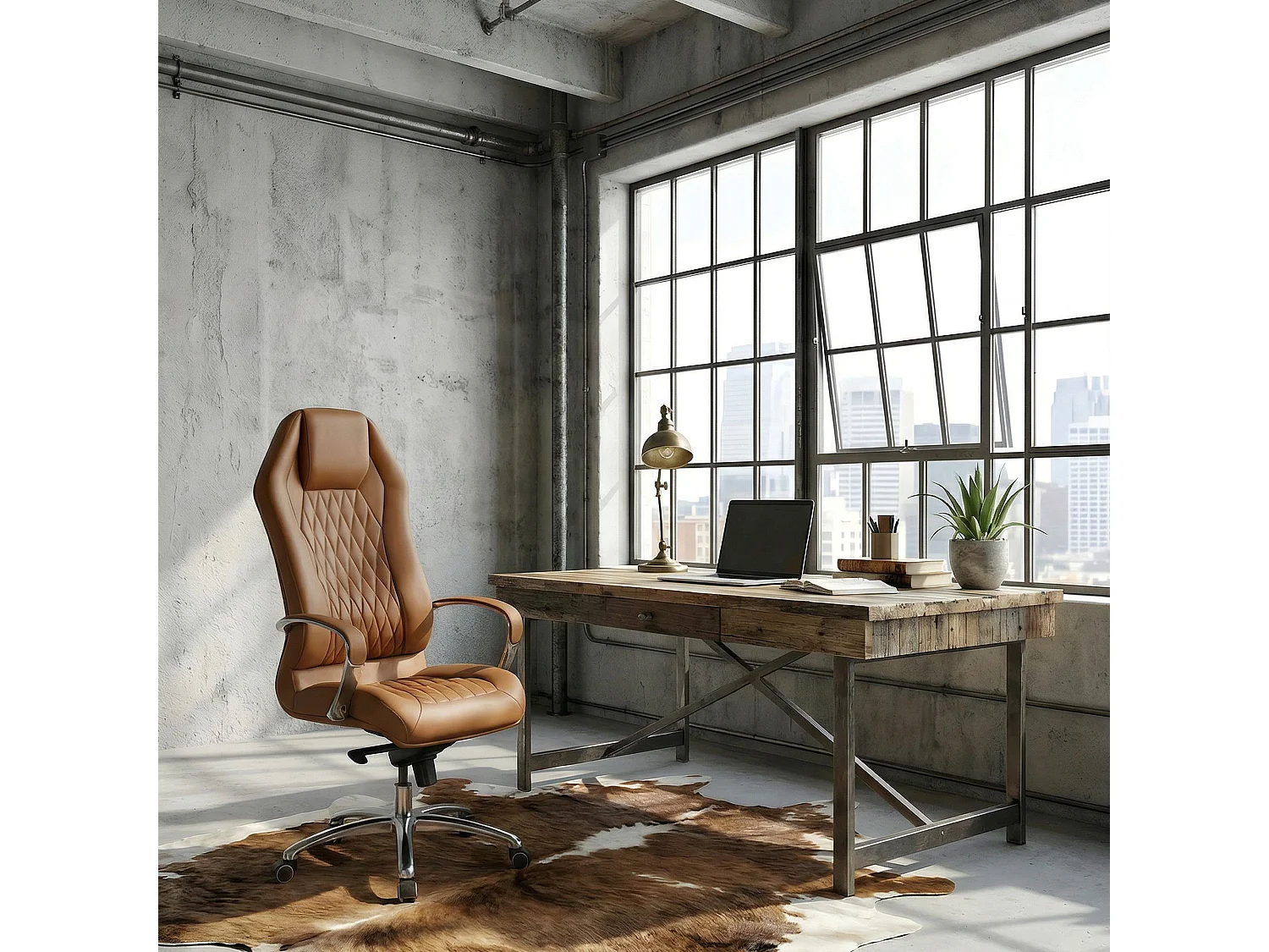 chaise de bureau MONTEREY véritable chaise de bureau en