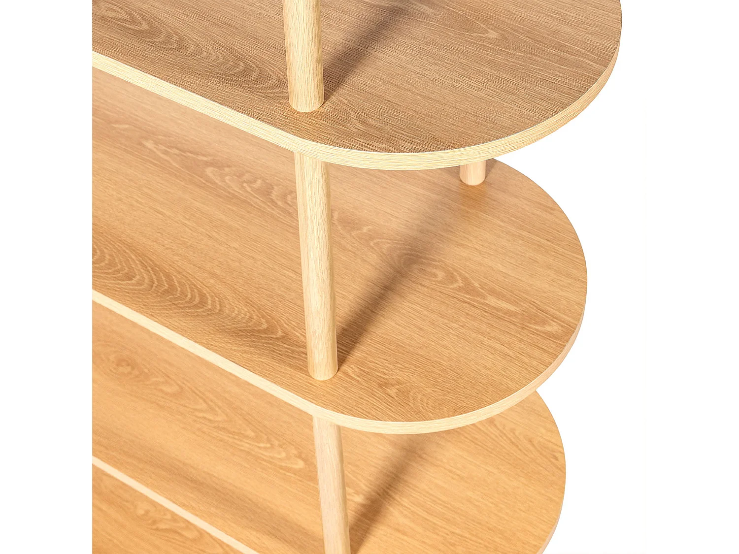 Etagère Montana avec 5 étagères effet Chêne