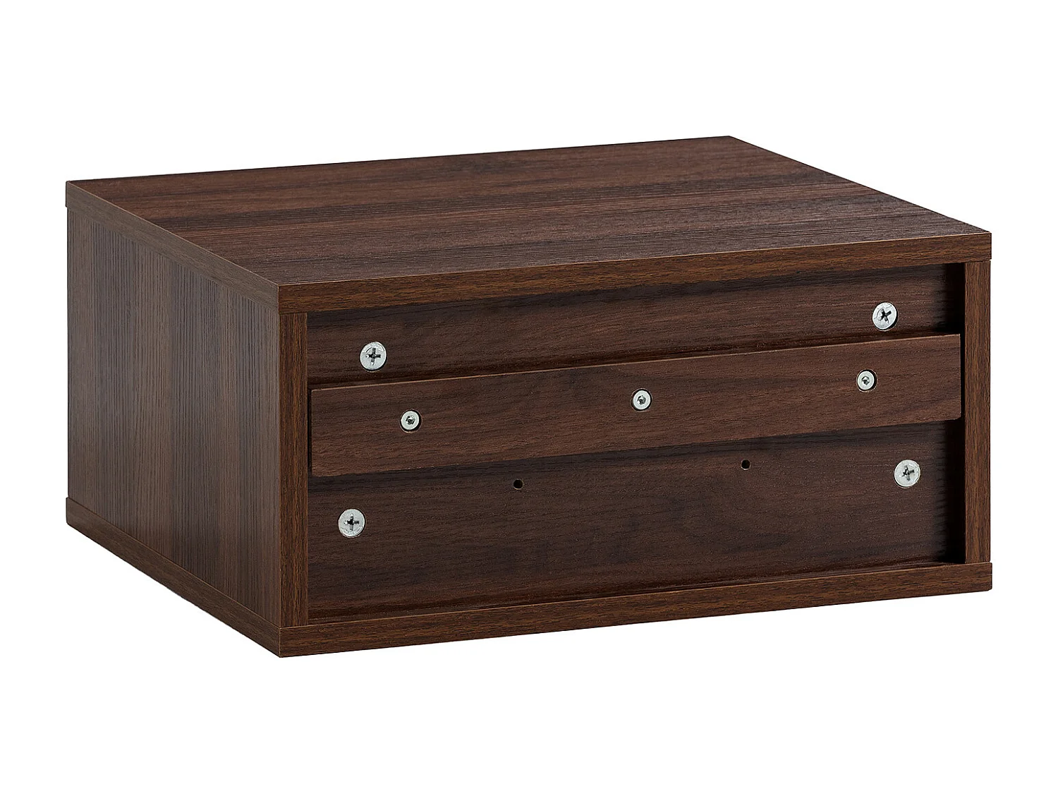 Table de chevet flottante Florida 1 tiroir effet Noyer