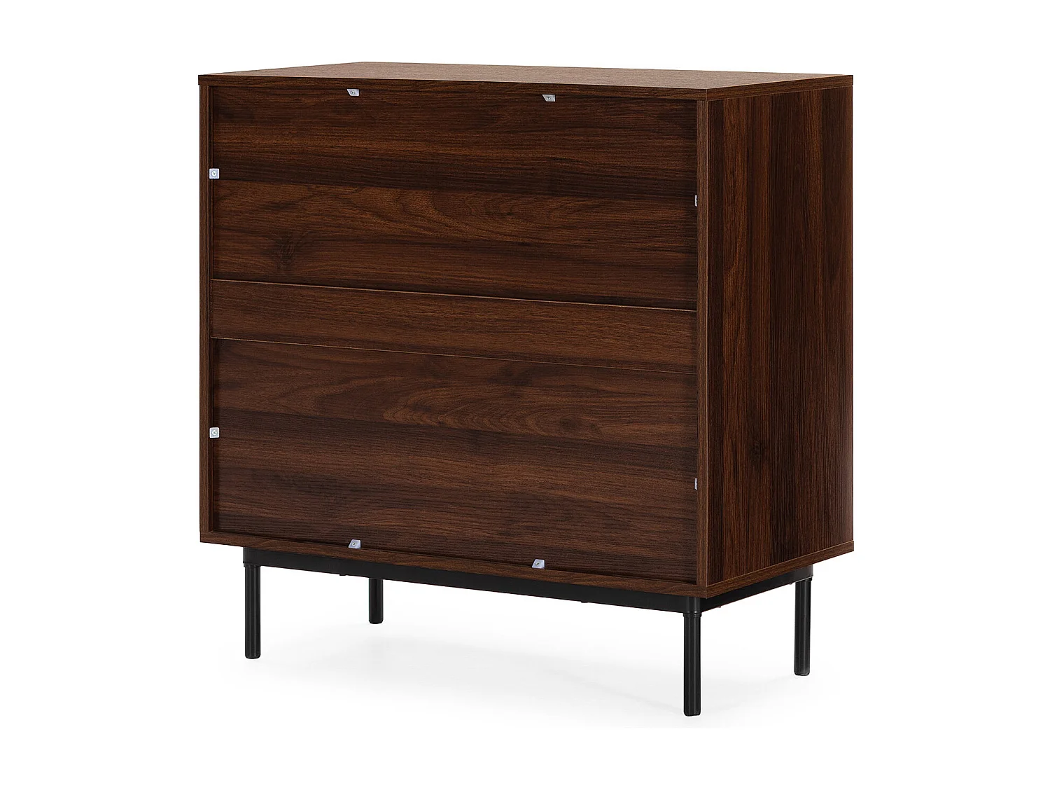 Commode Florida 3 tiroirs effet Noyer
