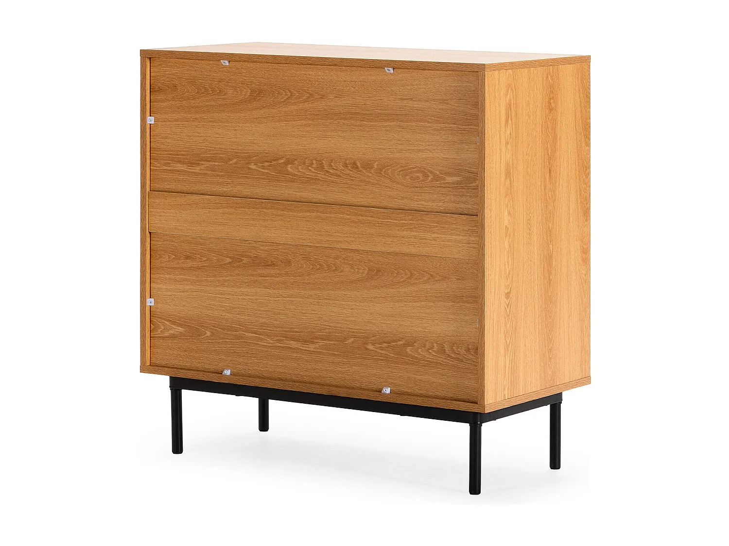 Commode Florida 3 tiroirs effet Chêne