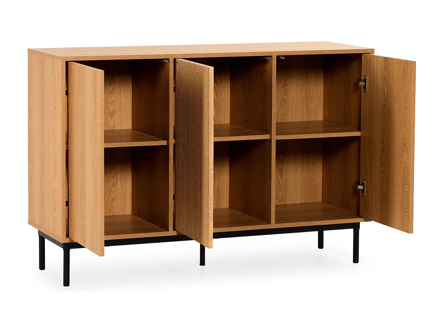 Sideboard Florida 3 türen Eiche-Optik