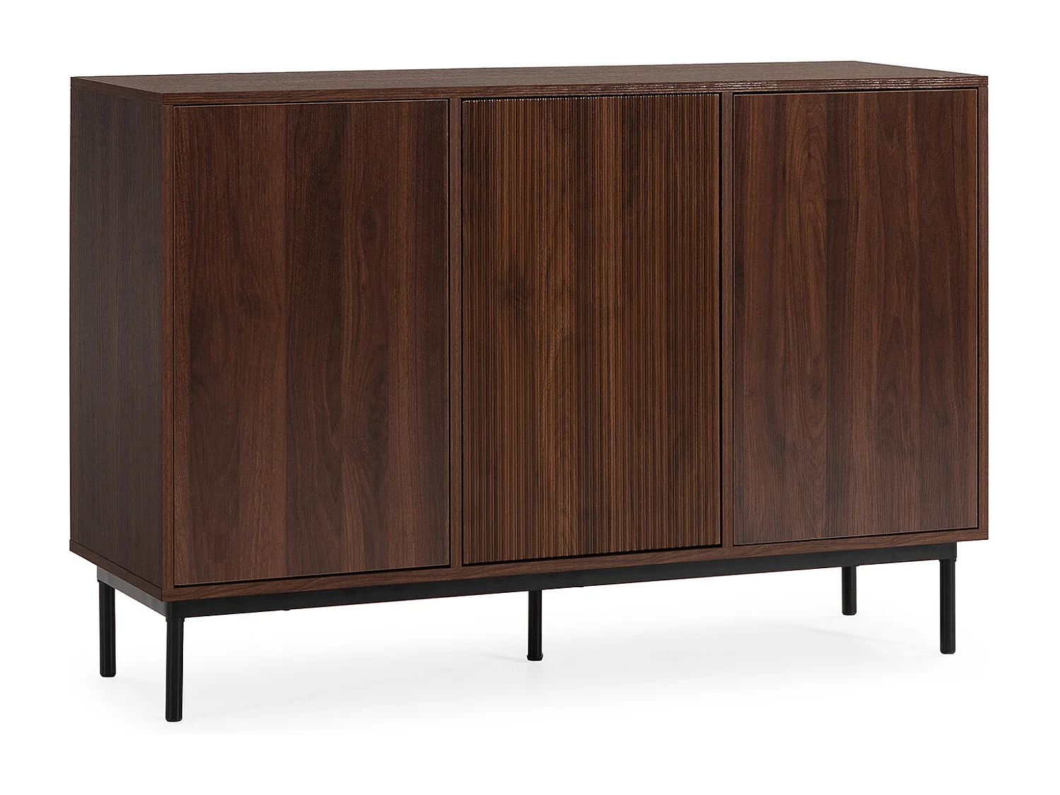 Sideboard Florida 3 türen Walnuss-Optik