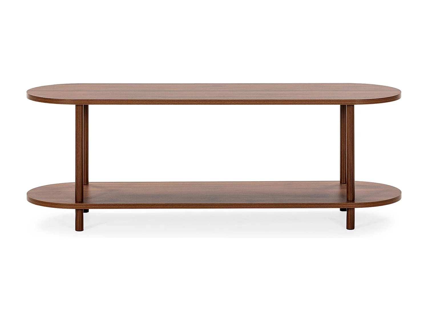Mueble tv Montana 2 estantes efecto Nogal