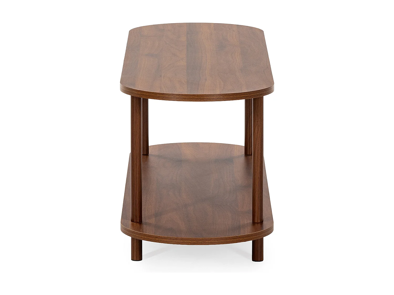Mueble tv Montana 2 estantes efecto Nogal