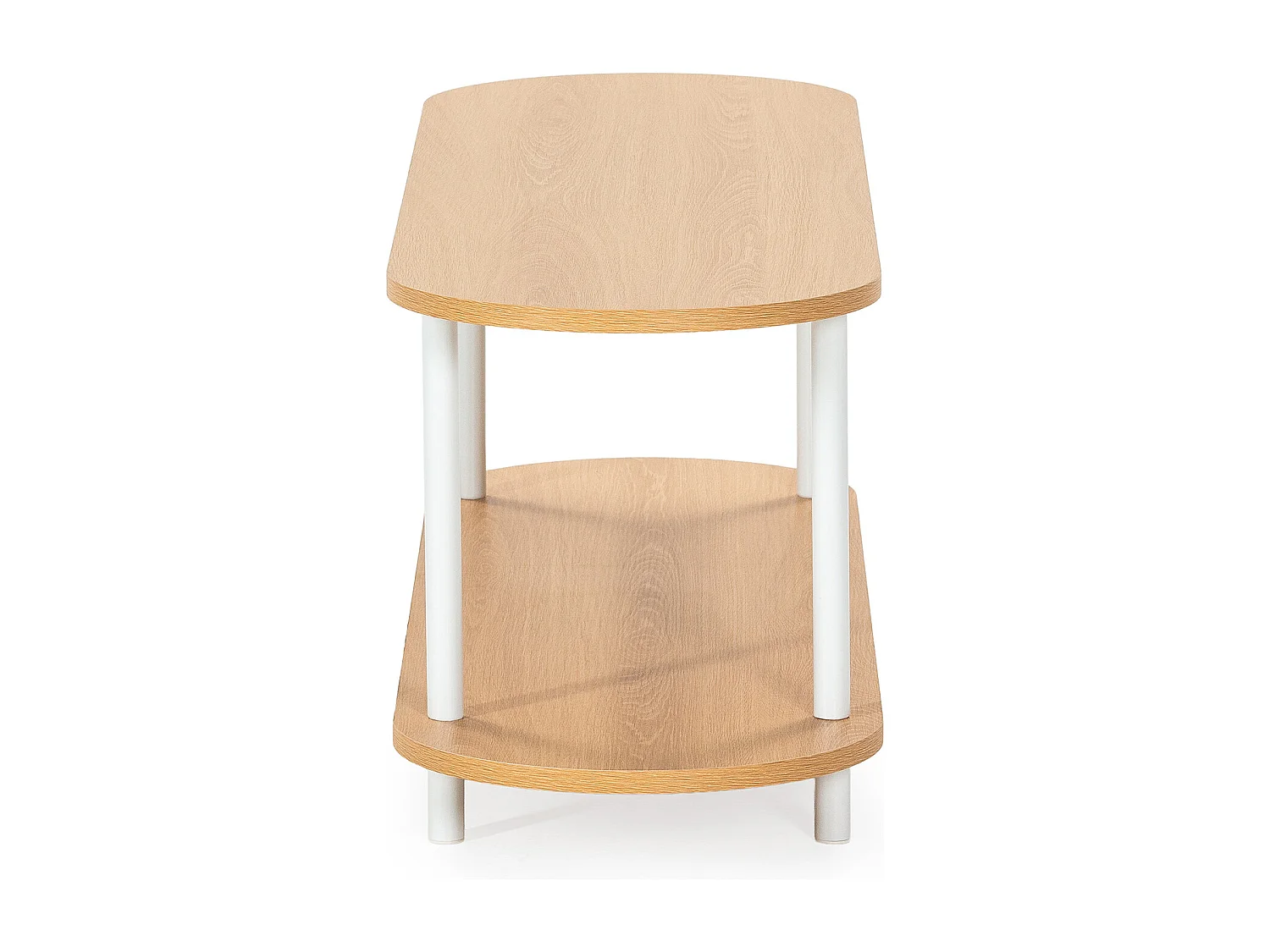 Mueble tv Montana 2 estantes efecto Roble/Blanco