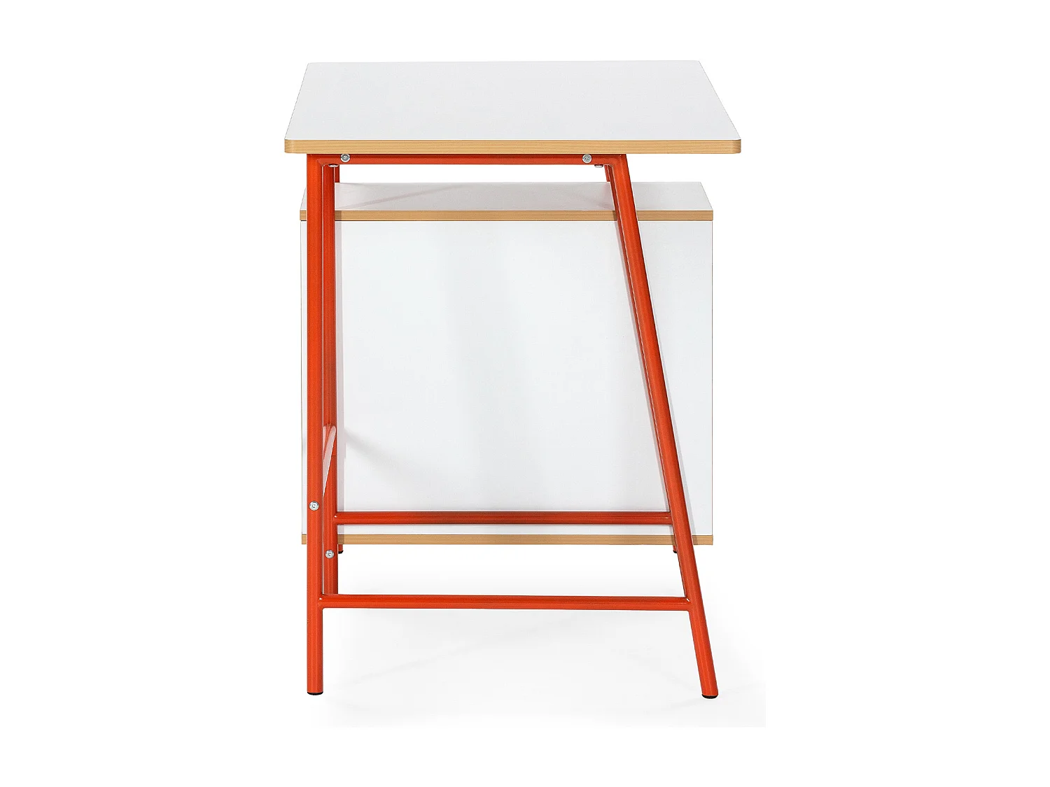 Bureau Nevada 2 tiroirs couleur Blanc