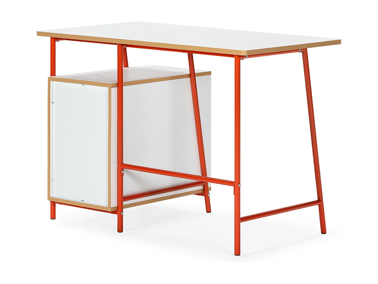Bureau Nevada 2 tiroirs couleur Blanc
