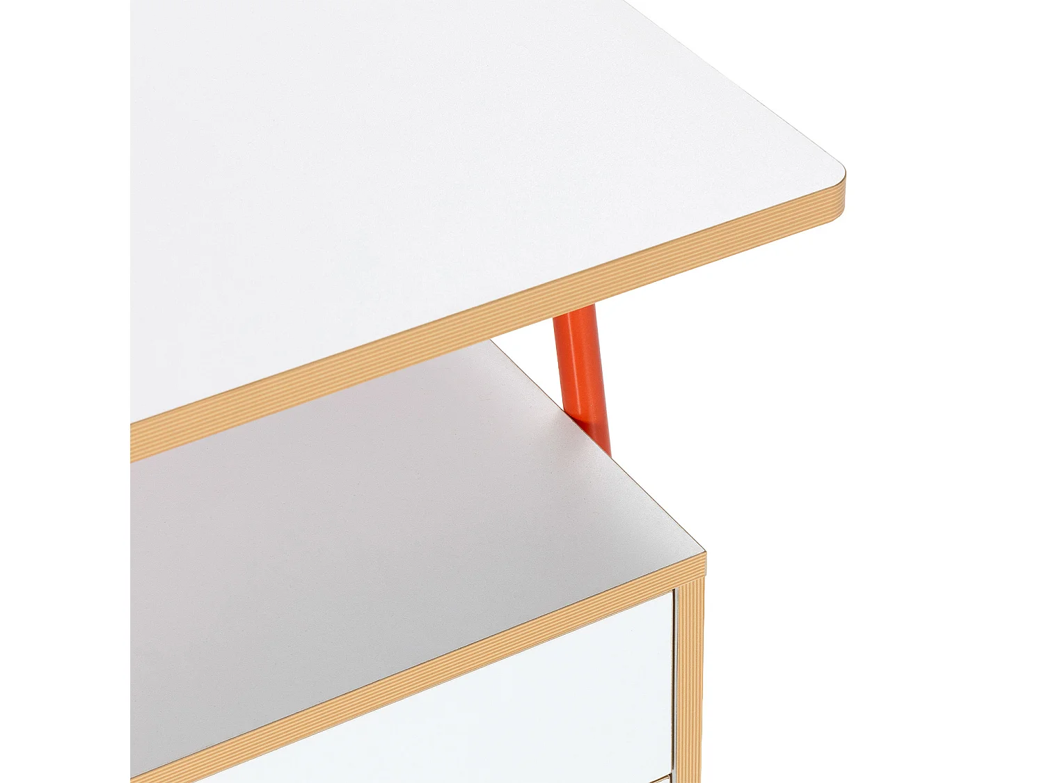 Bureau Nevada 2 tiroirs couleur Blanc
