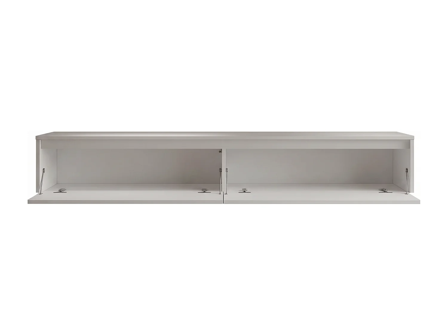 Modernes tv-lowboard - 170 cm - kaschmir matt - led-beleuchtung - LUMI