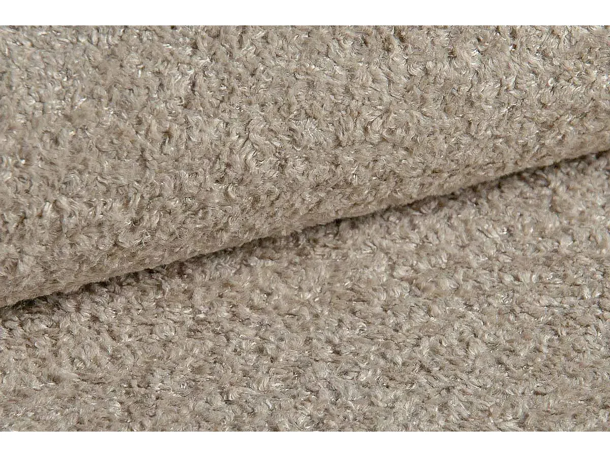 Lit capitonné MNUUO AMBEO avec coffre de rangement Taupe 180 x 200 cm, sommier à lattes en bois relevable