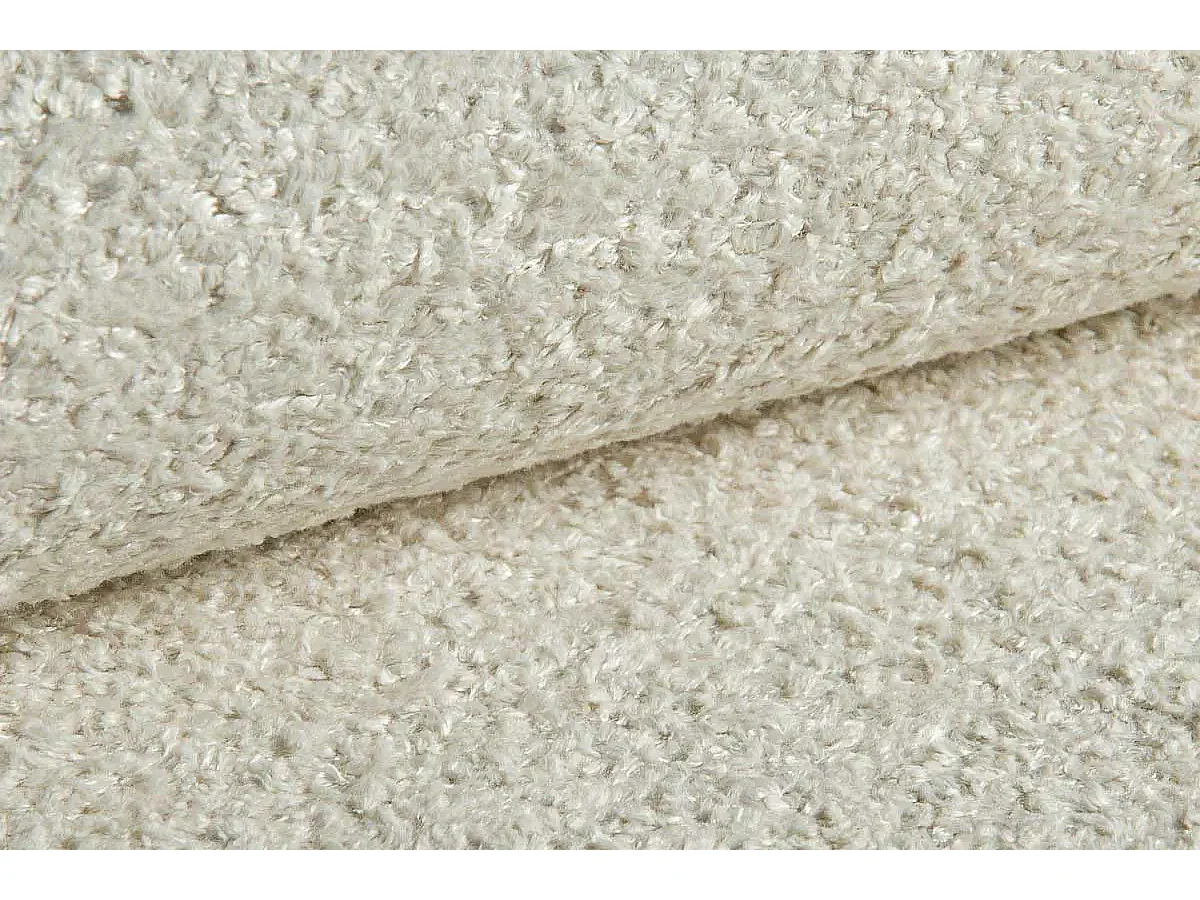 MNUUO Polsterbett AMBEO mit Bettkasten Creme 200 x 200 cm Hebbarer Holz-Lattenrost