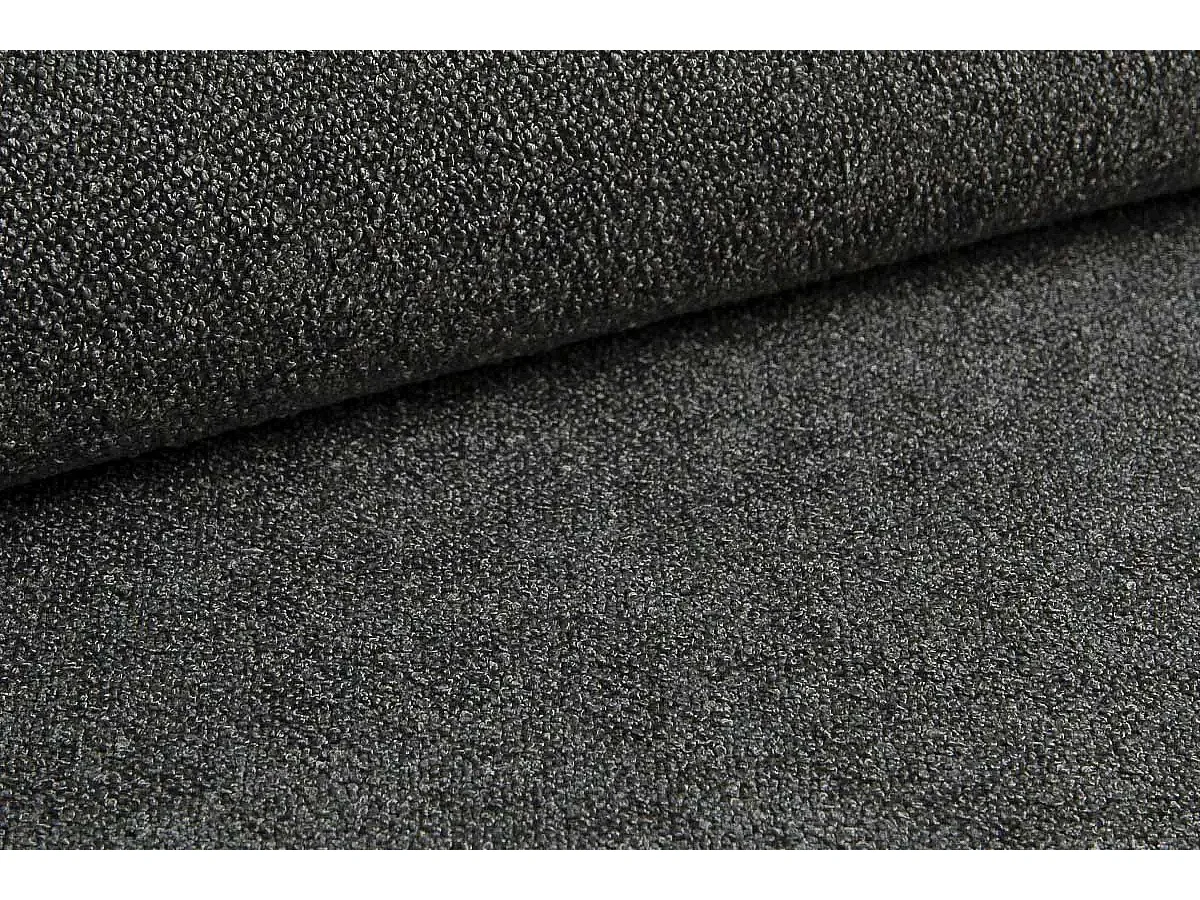 Lit capitonné MNUUO NEENO avec coffre de rangement, gris foncé, 200 x 200 cm, sommier à lattes en bois relevable