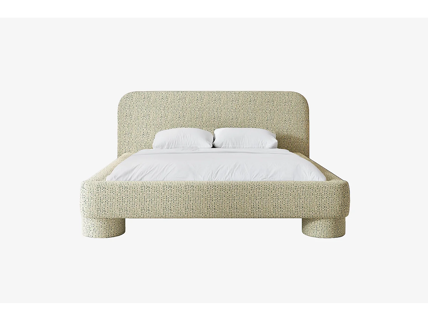 Lit capitonné MNUUO COLEA avec coffre de rangement, vert, 160 x 200 cm, sommier à lattes en bois relevable