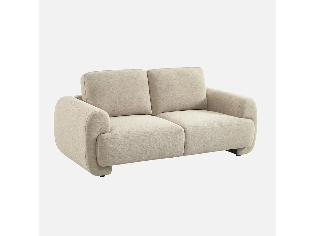 Divano in tessuto, 2 posti, beige