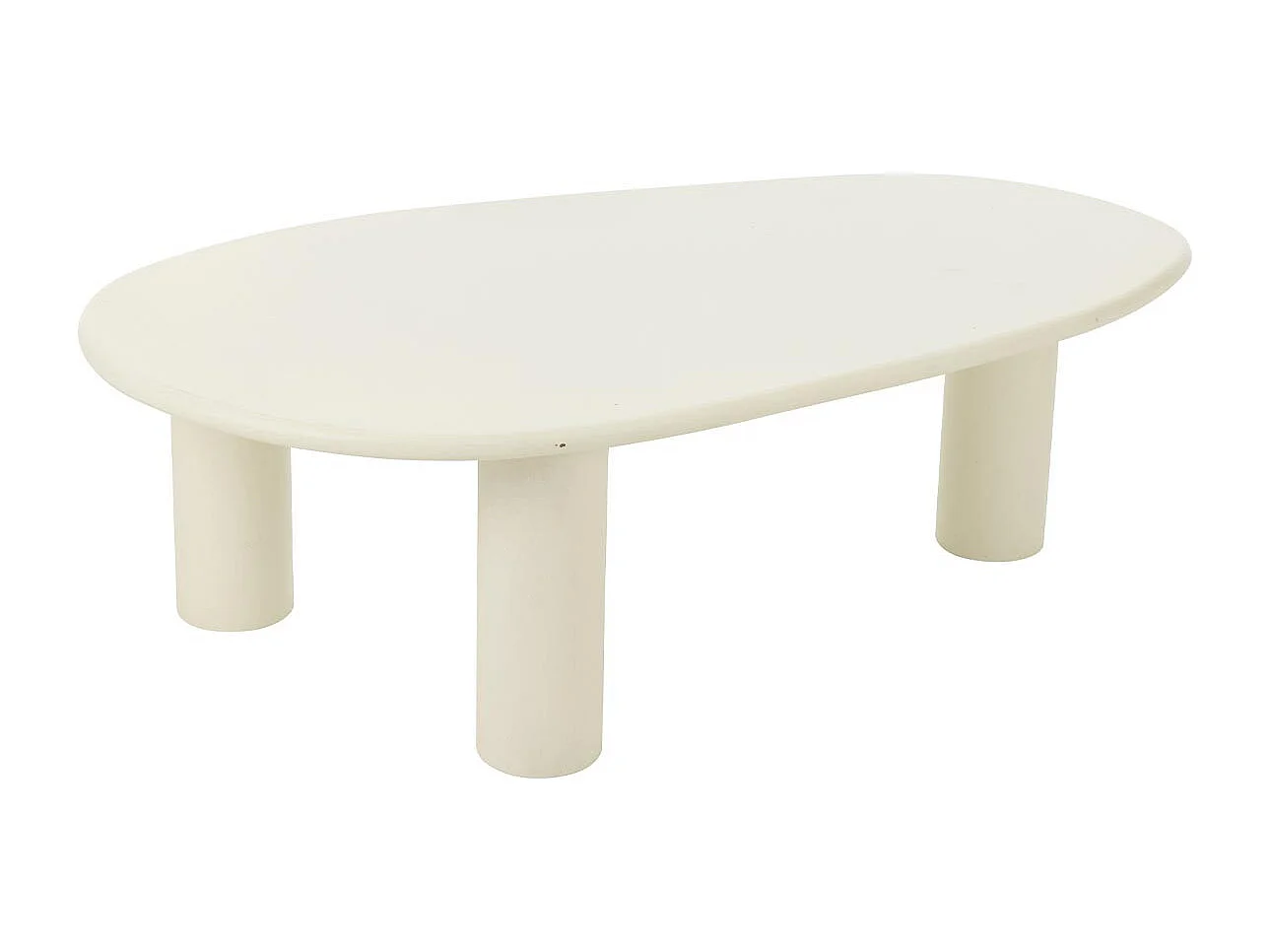Table Basse Design "Bali" 108cm Blanc