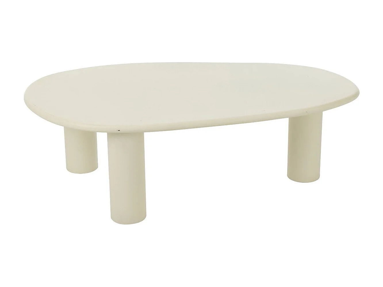 Table Basse Design "Bali" 108cm Blanc