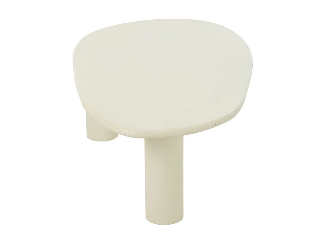 Table Basse Design "Bali" 108cm Blanc