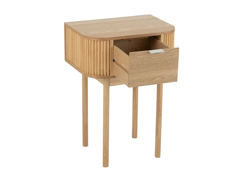 Table de Chevet en Bois "Alta" 67cm Naturel