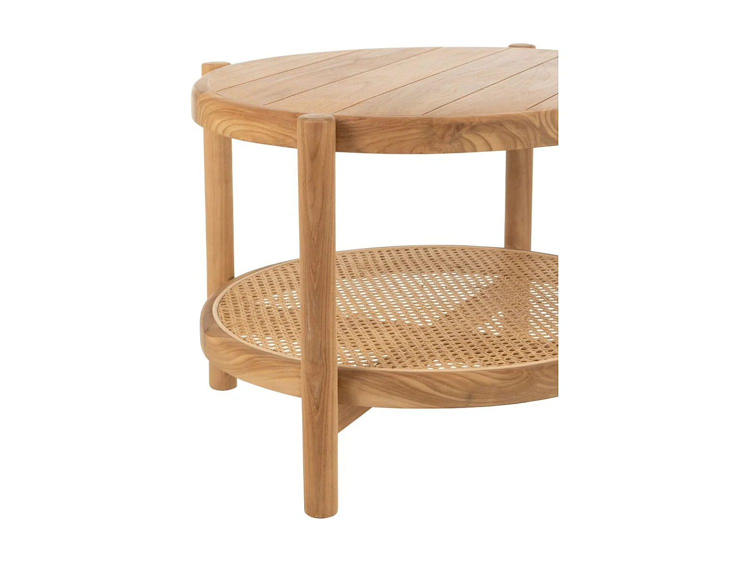 Table Basse en Teck "Luann" 68cm Naturel
