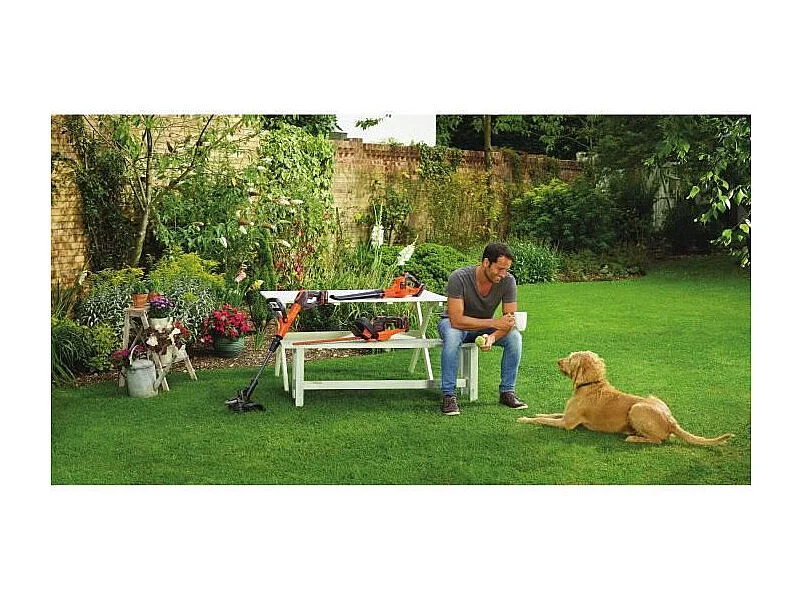 Taille-haies sans fil BLACK+DECKER GTC18452PC 45 cm E-Drive Powercommand orange