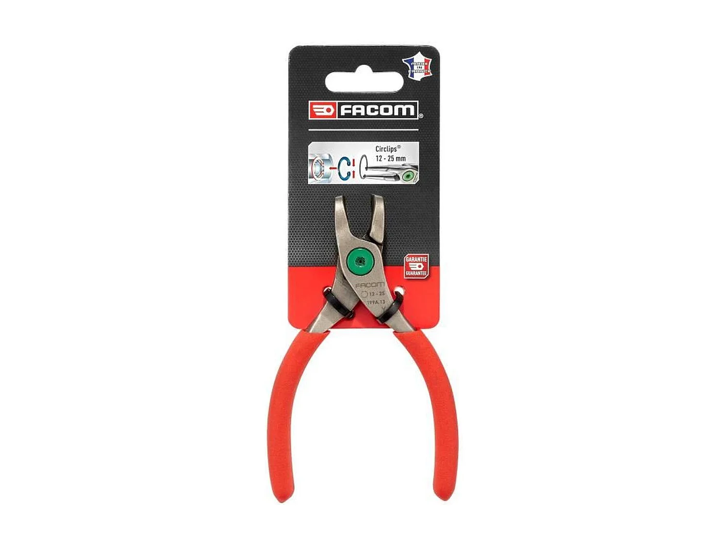 FACOM 199G.13PB Alicates de Circlips Fermantes 130mm 90° Consejos Doblegados Herramienta Mecánica Profesional