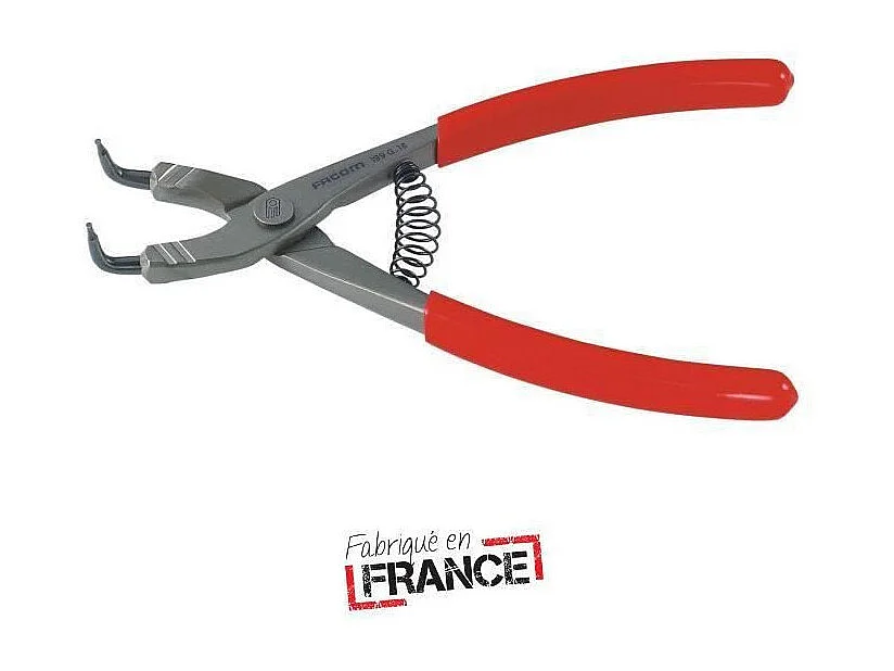 FACOM 199G.13PB Alicates de Circlips Fermantes 130mm 90° Consejos Doblegados Herramienta Mecánica Profesional