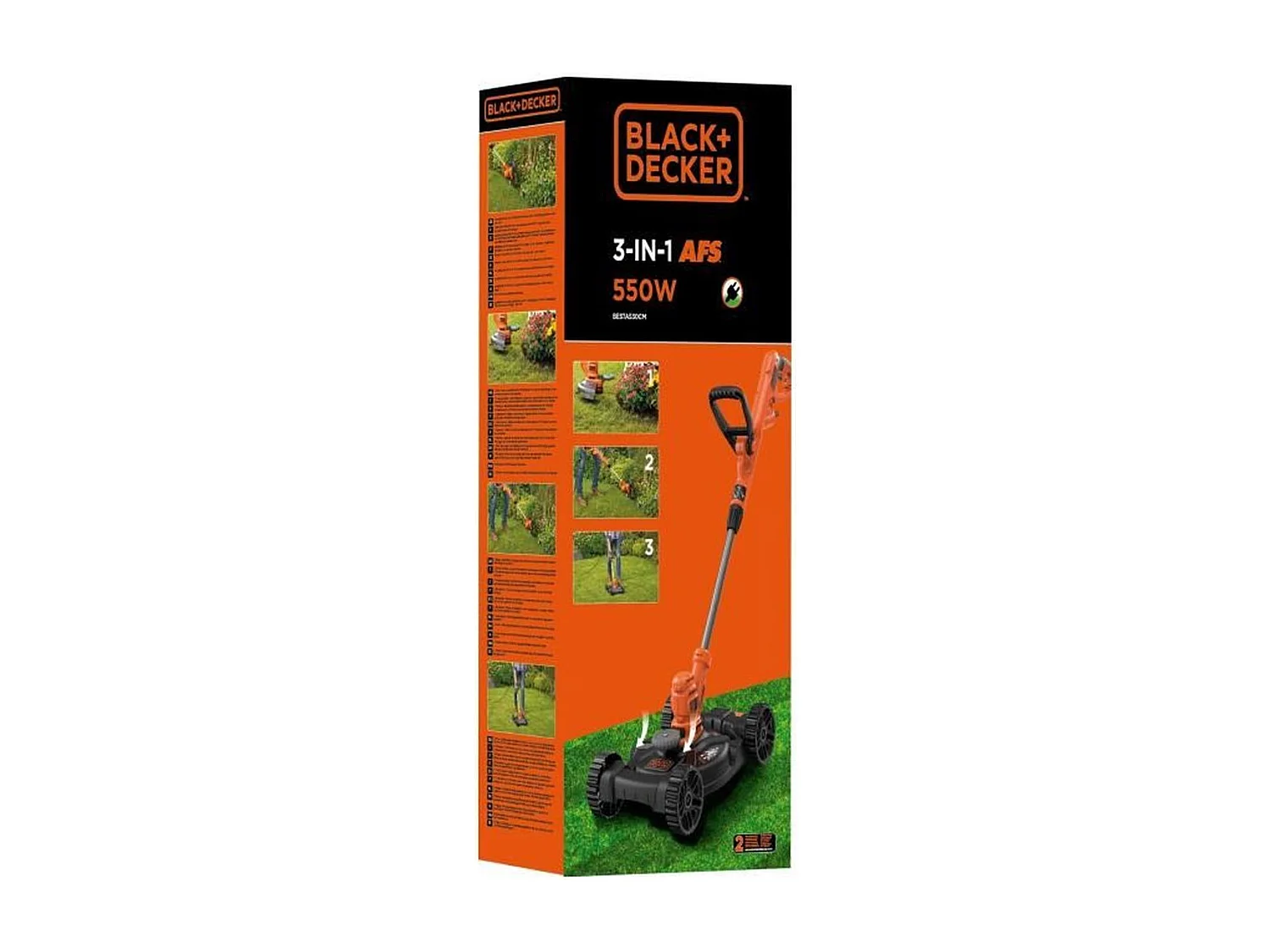 Outil 3 en 1 BLACK + DECKER BESTA530CM - 550 W - Coupe 30 cm
