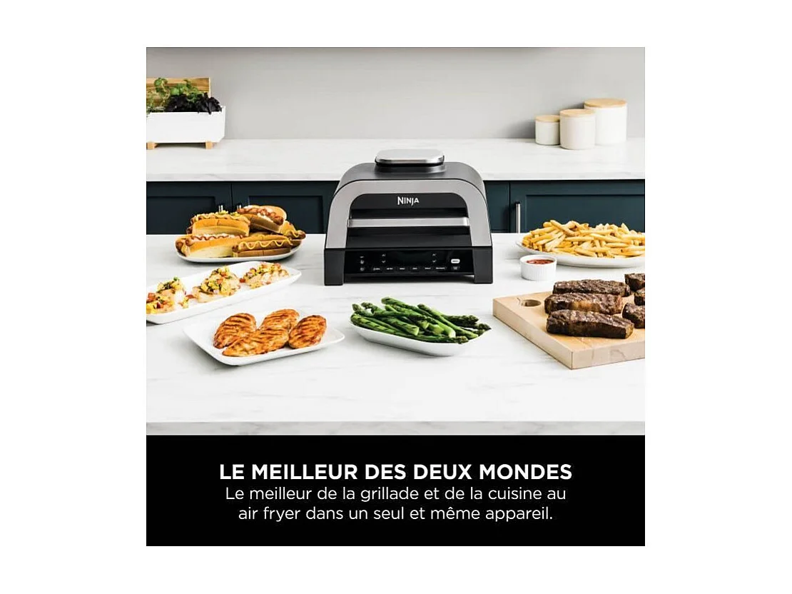 Ninja DG551EU Heißluftfritteuse 3,8L 1760W Multicolor Touch Control Cyclonic Air Technologie