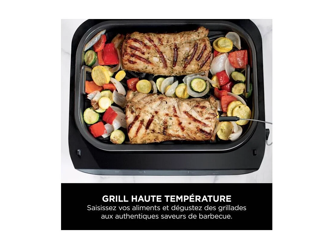 Ninja DG551EU Heißluftfritteuse 3,8L 1760W Multicolor Touch Control Cyclonic Air Technologie