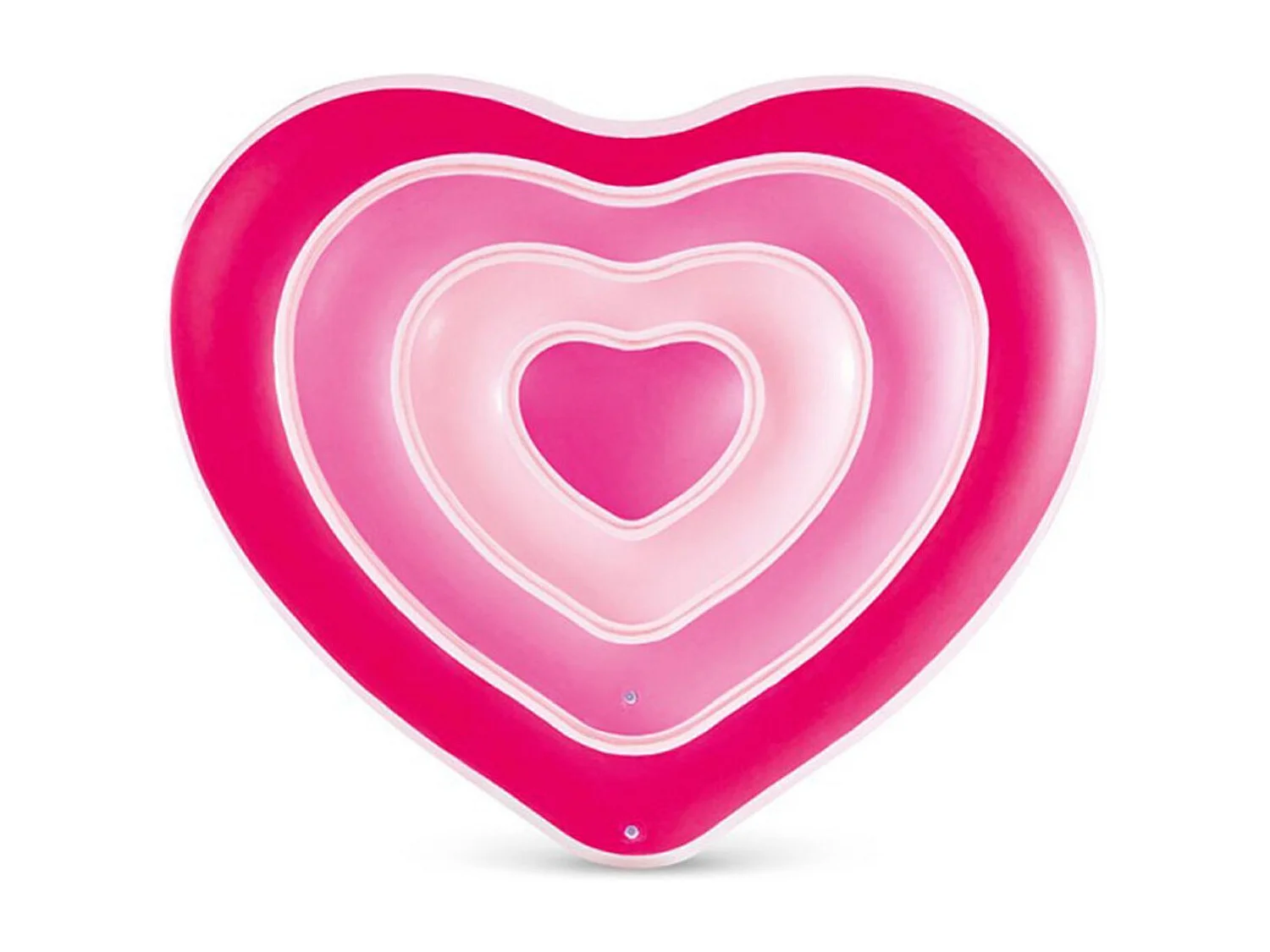 Bouée Gonflable Cœur "Ile Love" 155cm Rose