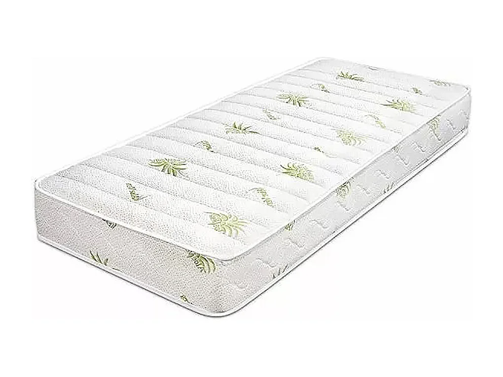 Materasso a molle con tessuto di Aloe Vera 82x190 alto 20 cm MBG4
