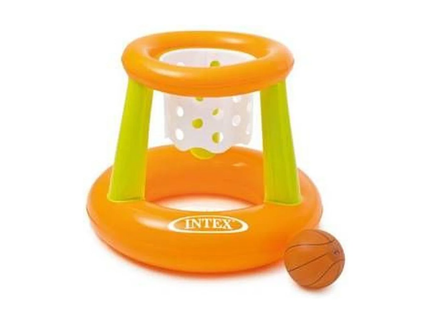 INTEX Opblaasbaar Pool Basketbalspel Set 67x65 cm met Drijvende Hoepel en Bal - Kinderen 3+ Jaar