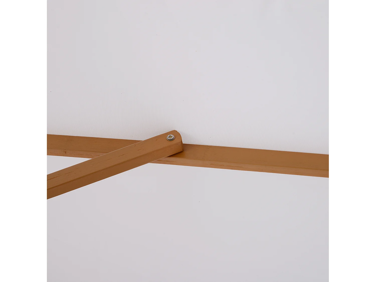 Ombrellone da giardino 3x2.5 m con palo in legno a 8 stecche