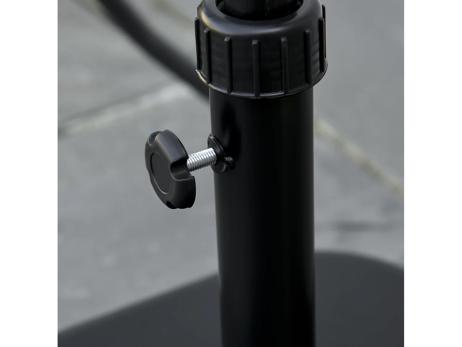 Base per ombrellone da giardino in plastica e cemento da 11kg
