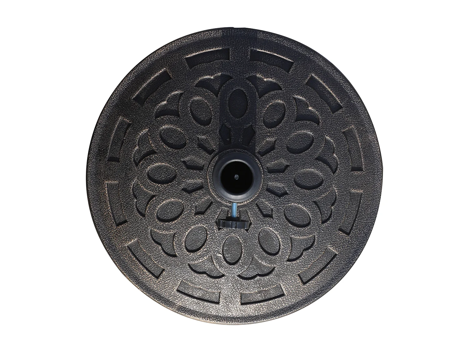 Base per ombrellone 12kg in resina ø48.5cm per pali 38-48mm