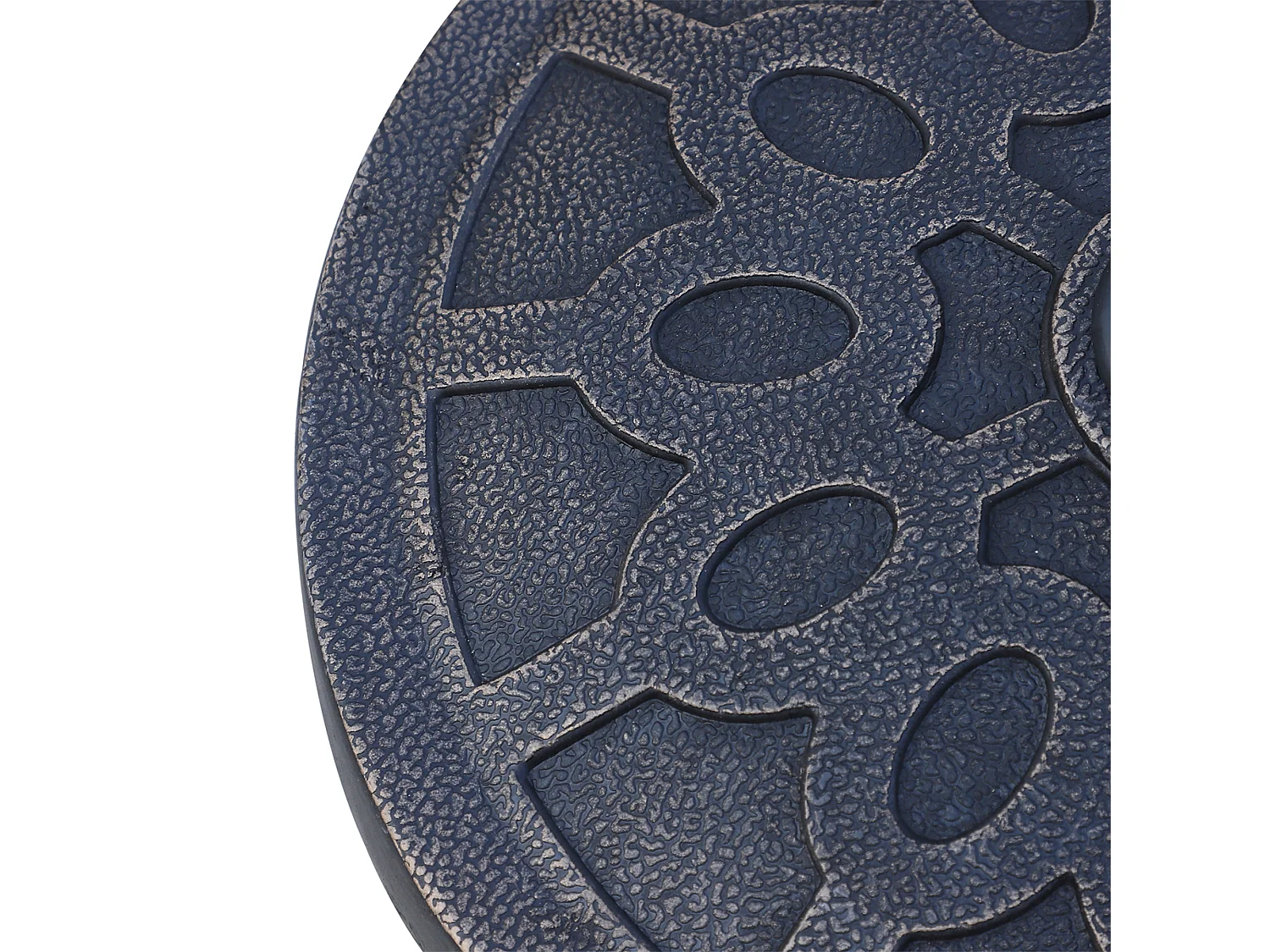 Base per ombrellone rotonda Ø45cm in resina e acciaio colore bronzo