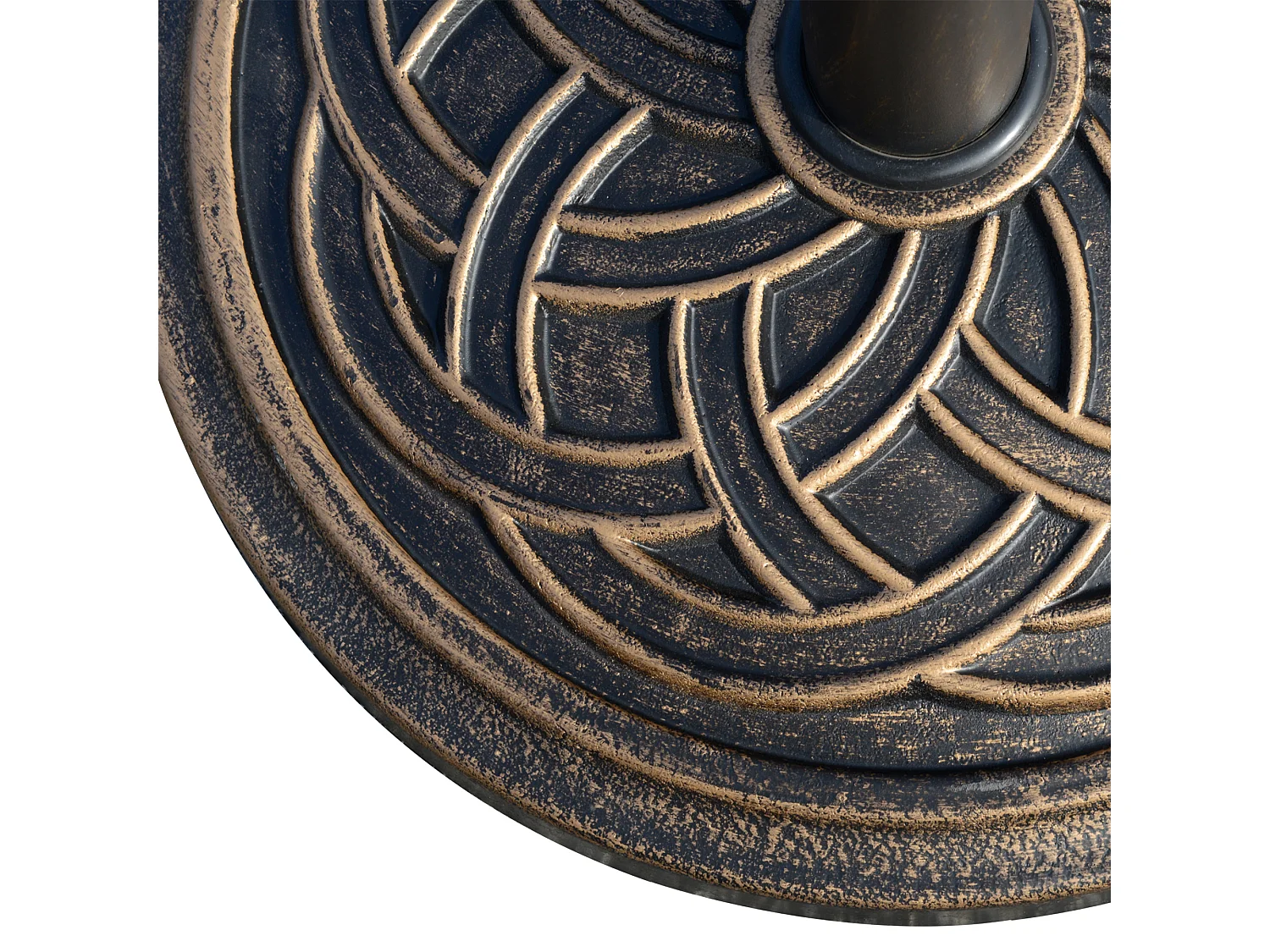 Base per ombrellone ø45cm da 12kg per pali da 38mm e 48mm