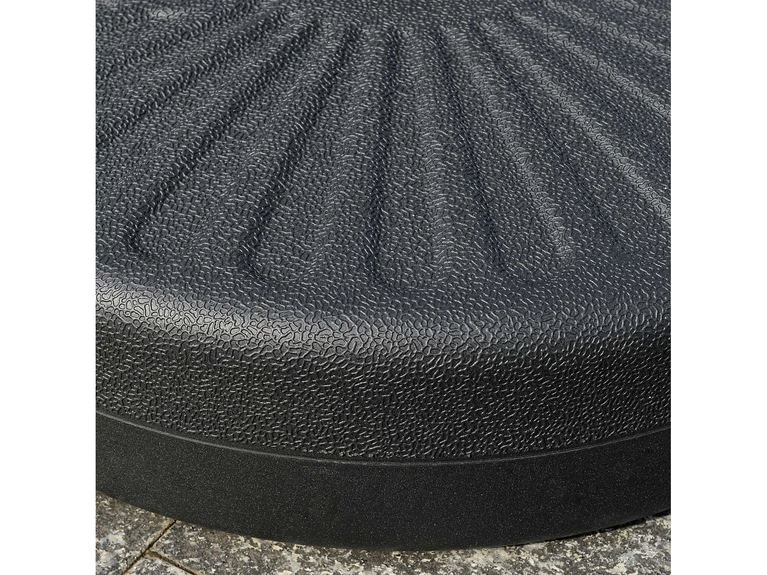 Basamento per ombrellone con palo ø3.8cm e 4.8cm nero
