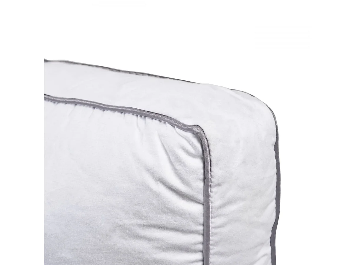 Lot de 2 Oreillers Ultra Moelleux Volume - Enveloppe Coton qualité percale - 65x65cm