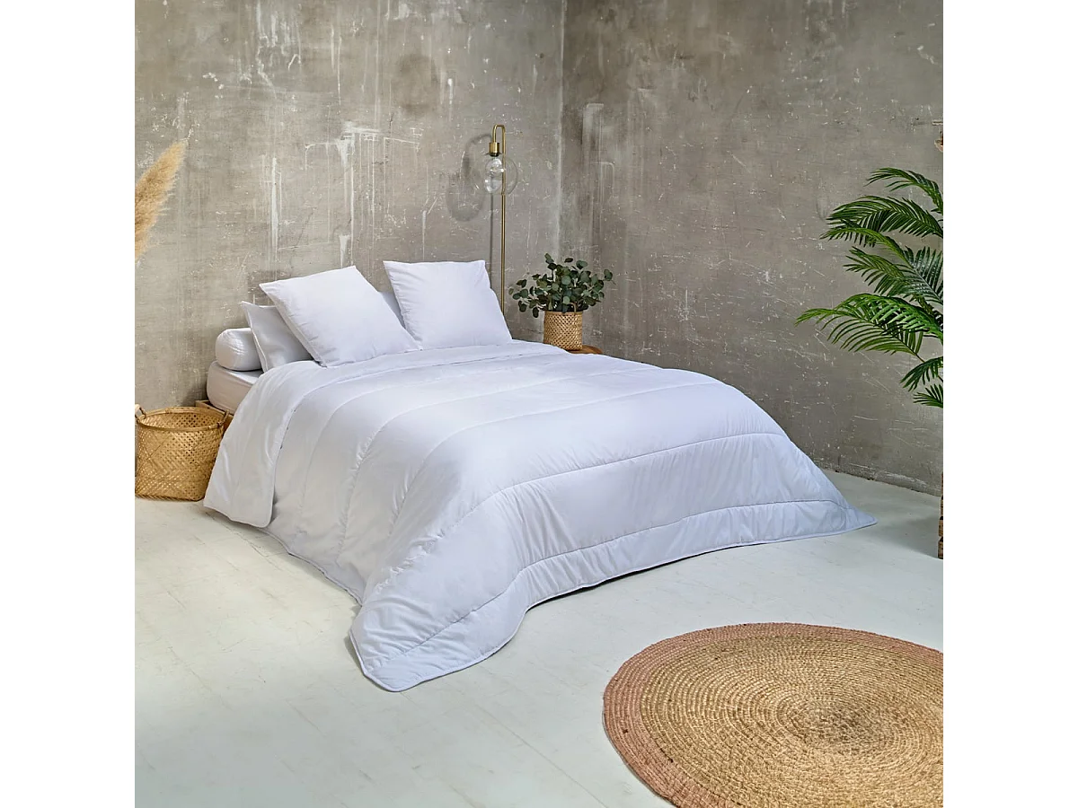 Pack Anti-transpiration Couette légère 140x200cm + Oreiller moelleux 60x60cm