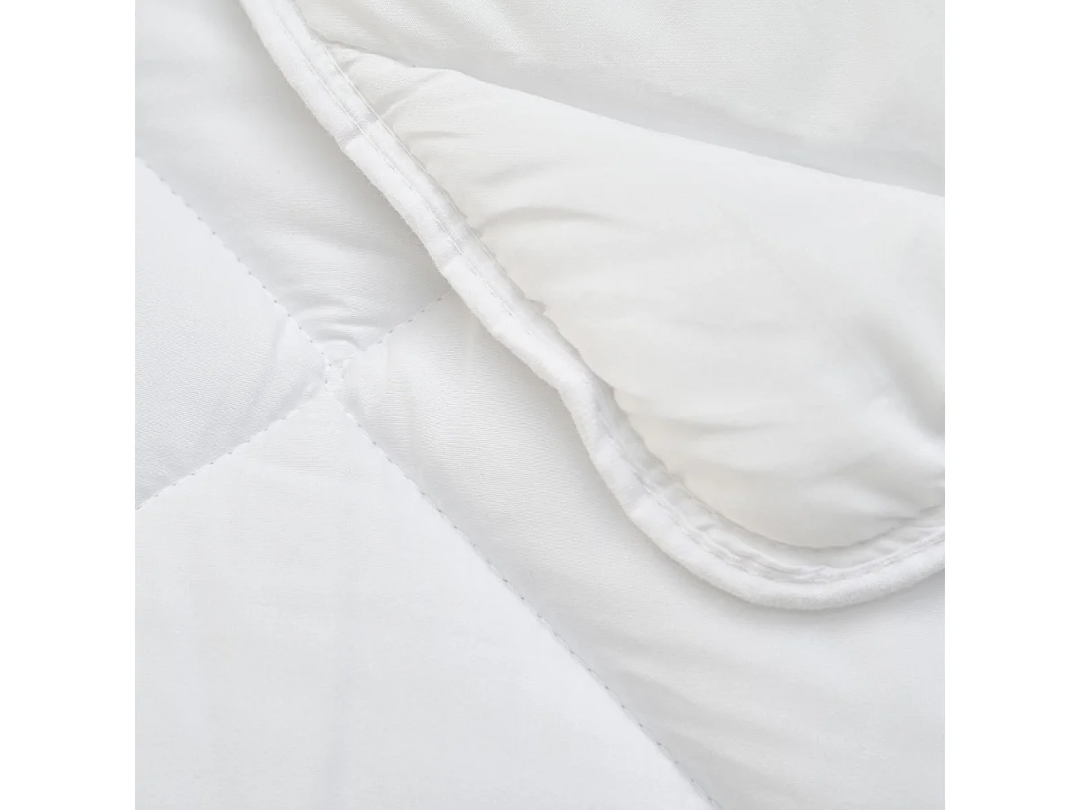 Pack Lavable à 95 Couette chaude 220x240cm + 2 Oreillers moelleux 60x60cm