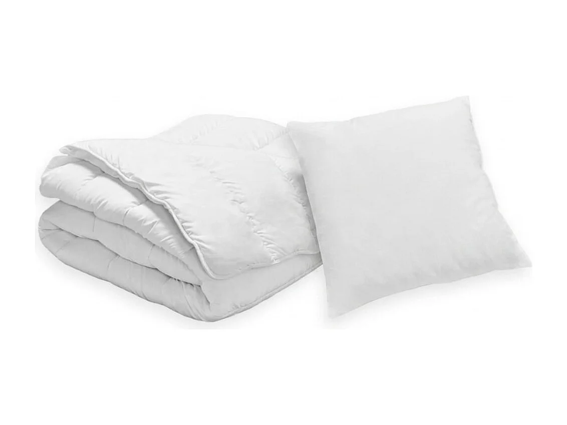 Pack Hiver Couette très chaude 140x200cm + Oreiller moelleux 60x60cm