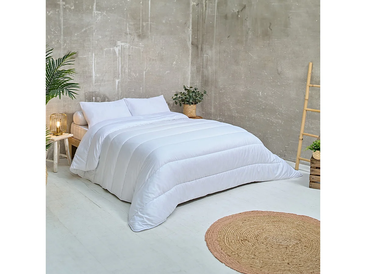 Pack Hiver Couette très chaude 220x240cm + 2 Oreillers moelleux 60x60cm