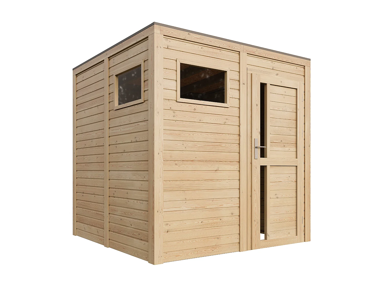 Drewniany domek narzedziowy - 4,20 m² / 202x208xH210 cm - M325F1