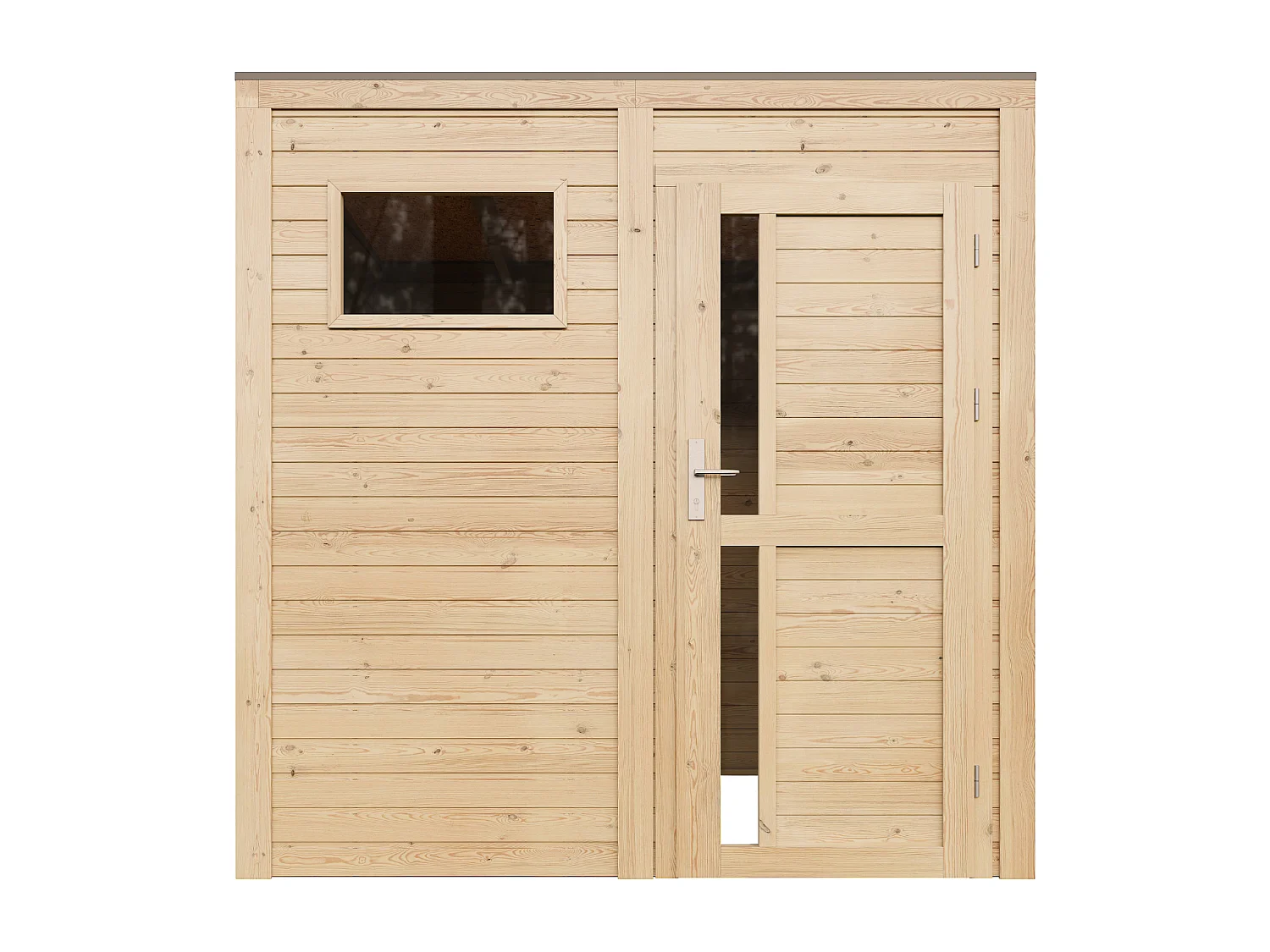 Drewniany domek narzedziowy - 4,20 m² / 202x208xH210 cm - M325F1