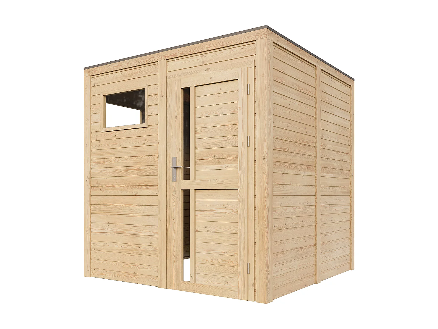 Drewniany domek narzedziowy - 4,20 m² / 202x208xH210 cm - M325F1
