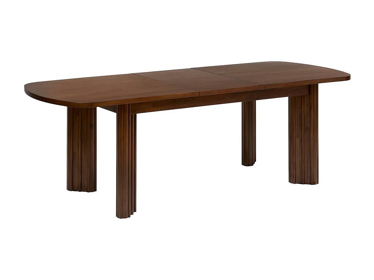 Table à dîner table à manger extensible en bois d'acacia - Longueur 180/230 x Profondeur 90 x Hauteur 76 cm